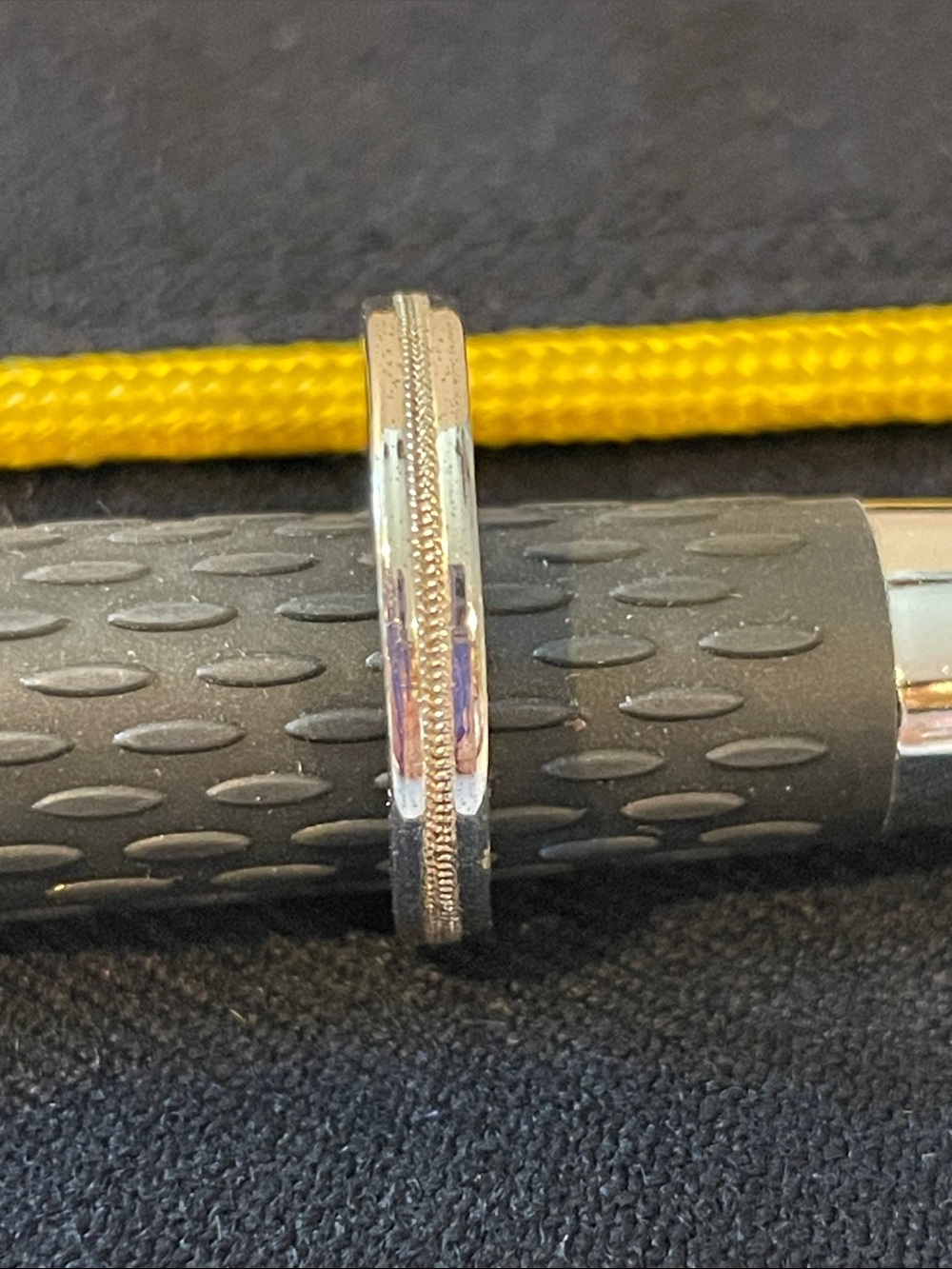 Vintage Sterling Silver Band - Picture 2 of 3